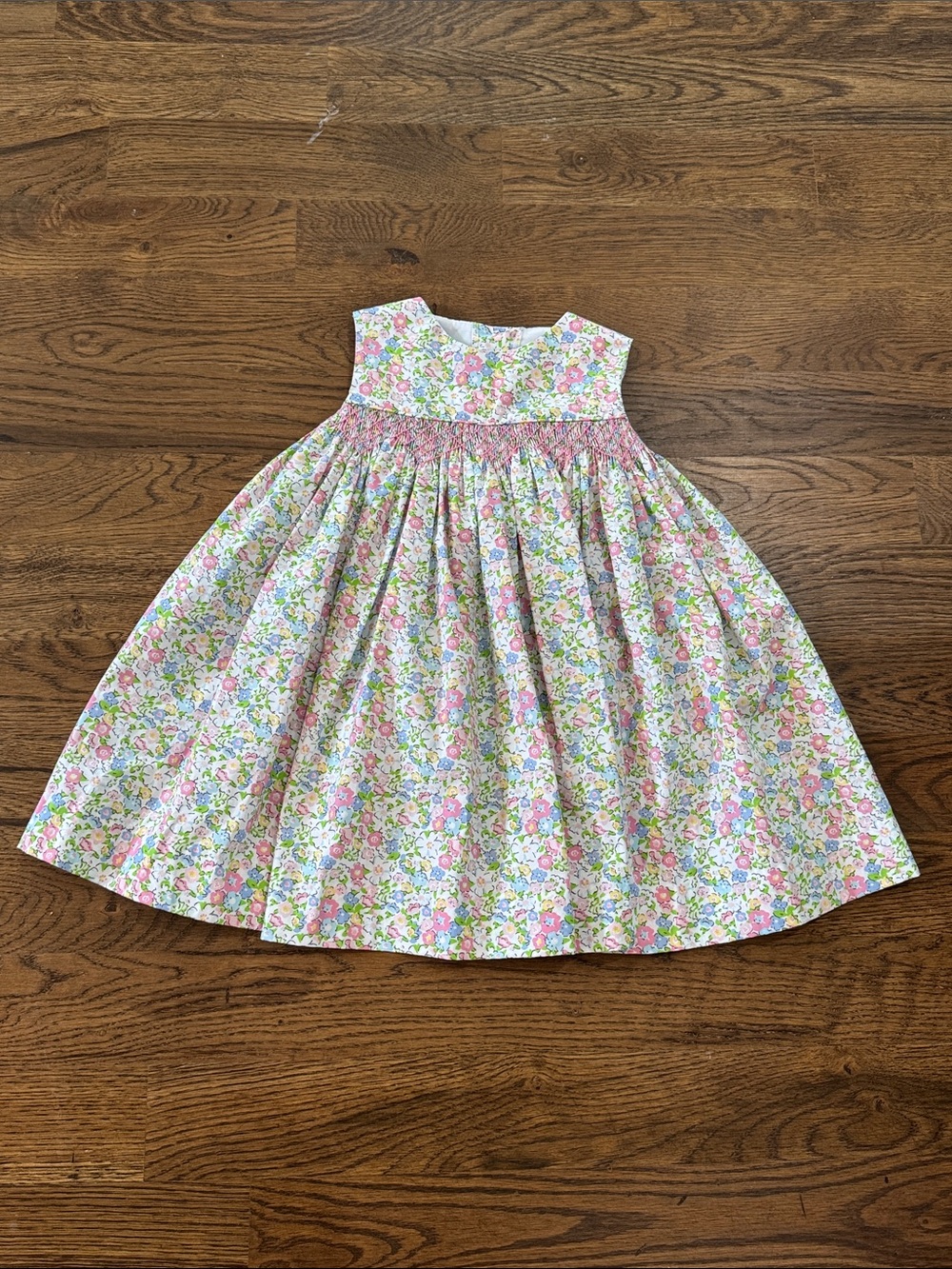Little English Simply Smocked Cheekwood Floral Dress